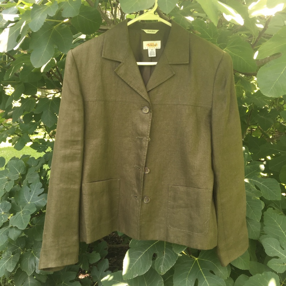 Linen Talbots Coat/Blazer